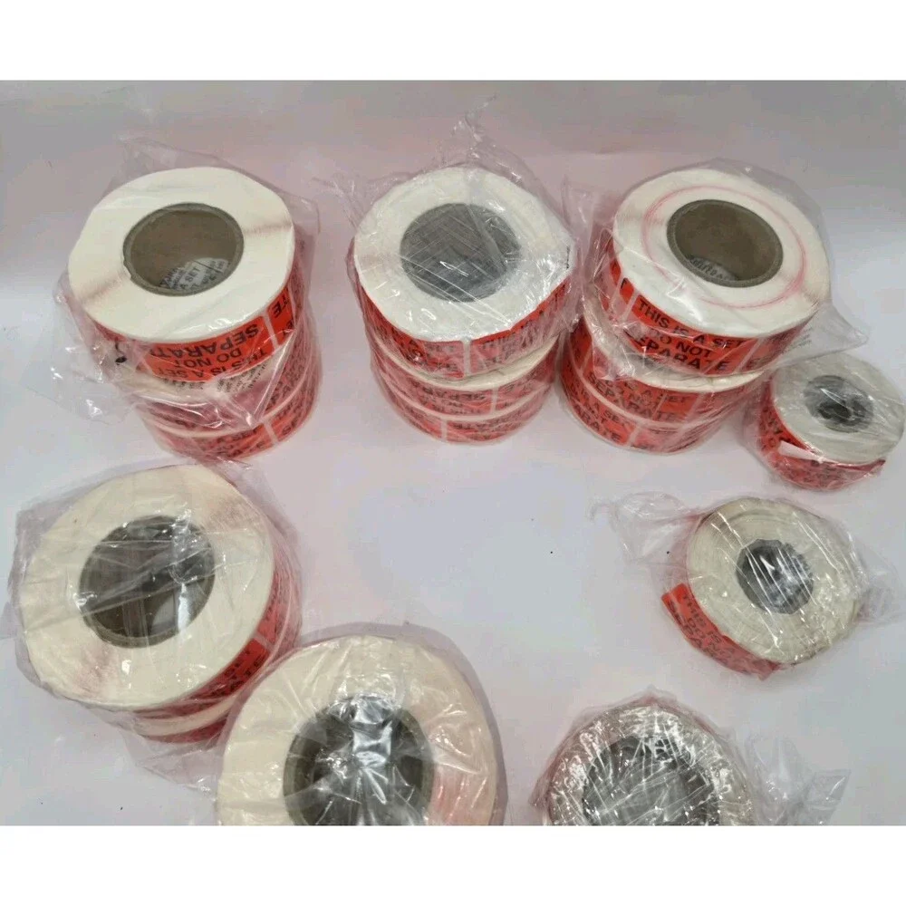 Sutter Signs This Is A Set Red Inventory Labels 13 New 3 Partial 16 Roll Lot